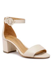 Emporio Armani Sandały X3P698 XF636 00159 Beżowy. Kolor: beżowy. Materiał: skóra #5