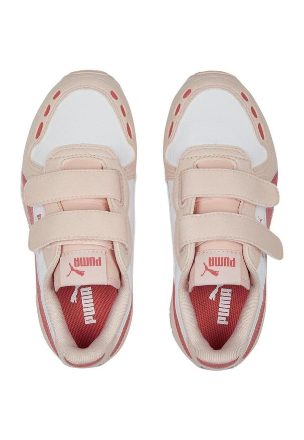 Buty sportowe dla dzieci Puma CABANA na rzep. Zapięcie: rzepy. Kolor: czerwony, różowy, biały, wielokolorowy. Sport: turystyka piesza