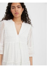 Vero Moda Sukienka letnia Honey 10275875 Biały Relaxed Fit. Kolor: biały. Materiał: bawełna. Sezon: lato #3