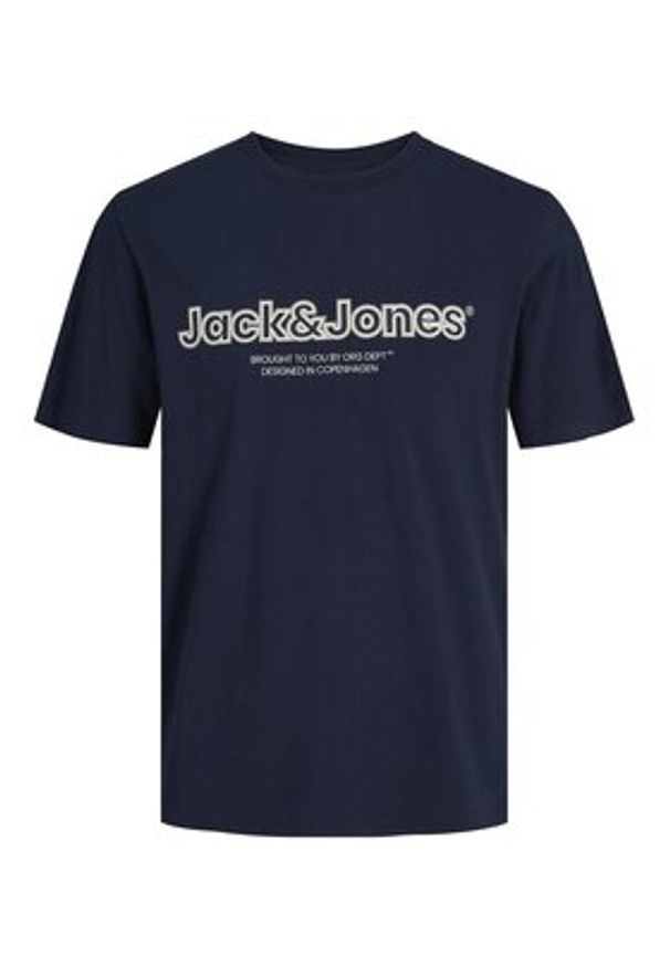 Jack & Jones - Jack&Jones Komplet 3 t-shirtów 12254138 Kolorowy Standard Fit. Materiał: bawełna. Wzór: kolorowy