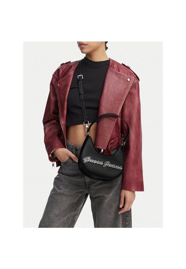 Torebka Guess Jeans. Kolor: czarny