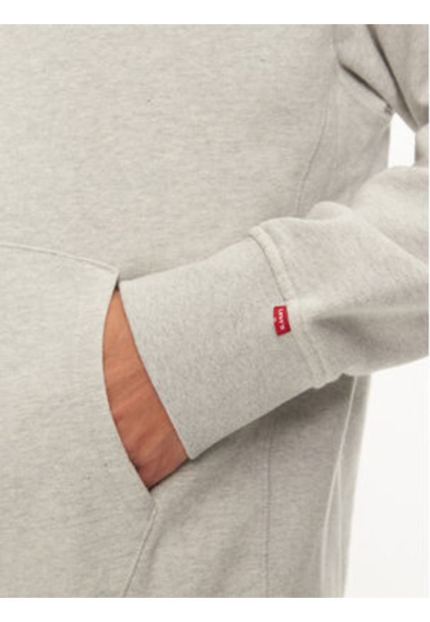 Levi's® Bluza Authentic A8435-0008 Szary Relaxed Fit. Kolor: szary. Materiał: bawełna