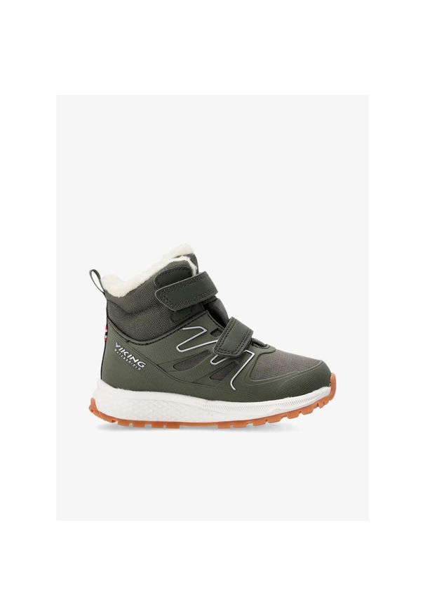 Buty dziecięce Viking Footwear Equip Defence Warm WP 2V. Kolor: zielony. Sport: turystyka piesza