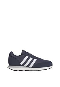 Adidas - Run 60s 3.0 Lifestyle Running Shoes. Kolor: niebieski, biały, wielokolorowy, czarny. Materiał: materiał. Sport: bieganie