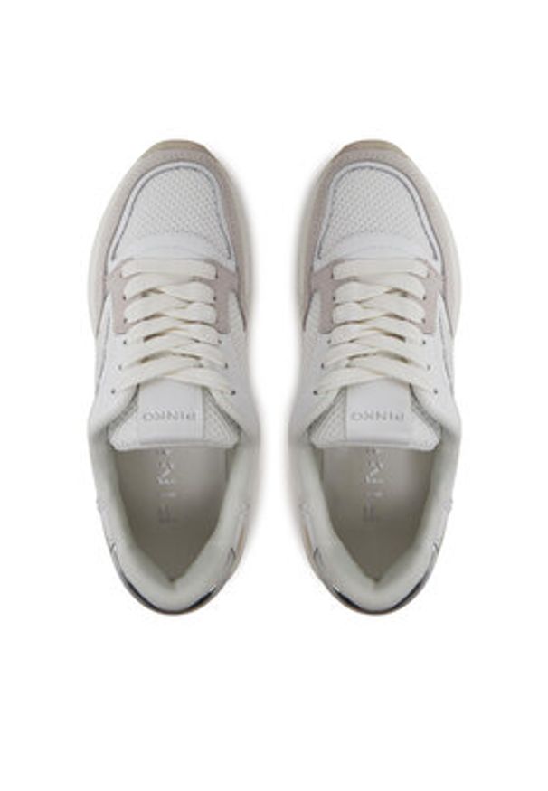 Pinko - PINKO Sneakersy Gem 07 SS0055 P074 Biały. Kolor: biały. Materiał: materiał