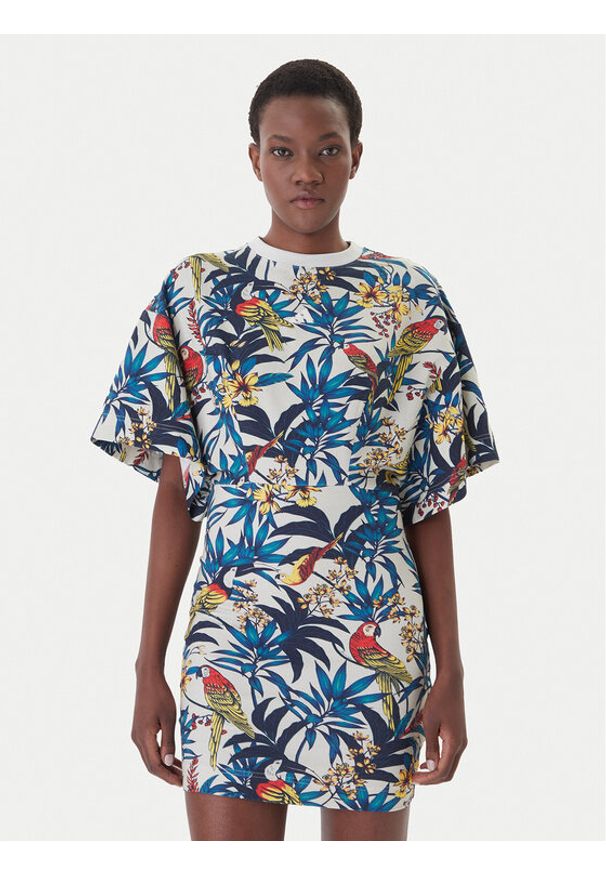 Adidas - adidas Sukienka codzienna Farm Rio KD2194 Niebieski Oversize. Okazja: na co dzień. Kolor: niebieski. Materiał: bawełna. Typ sukienki: oversize, proste. Styl: casual