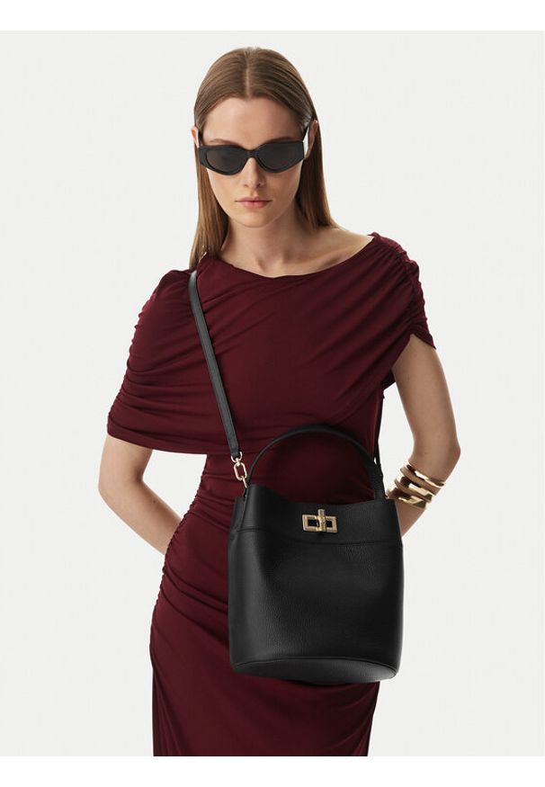 Furla Torebka Amelia M Bucket WB01953 HSF000 CN O6000 Czarny. Kolor: czarny. Materiał: skórzane