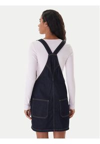 Tommy Jeans Sukienka jeansowa DW0DW22555 Granatowy Regular Fit. Kolor: niebieski. Materiał: bawełna #4