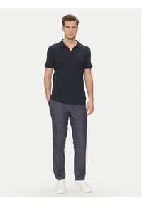 JOOP! Polo 17 JJ-33Baron 30045547 Granatowy Modern Fit. Typ kołnierza: polo. Kolor: niebieski. Materiał: bawełna