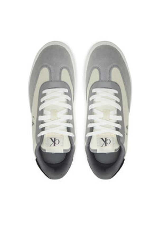 Calvin Klein Jeans Sneakersy Classic Cupsole Low Mix Mg YM0YM01169 Écru. Materiał: materiał