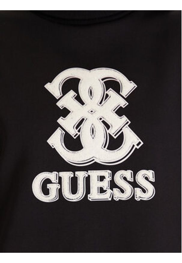 Guess Sukienka codzienna V5YK07 KCX22 Czarny Regular Fit. Okazja: na co dzień. Kolor: czarny. Materiał: syntetyk. Typ sukienki: proste. Styl: casual