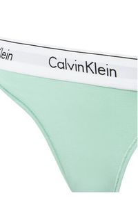Calvin Klein Underwear Stringi 0000F3786E Zielony. Kolor: zielony. Materiał: bawełna #3