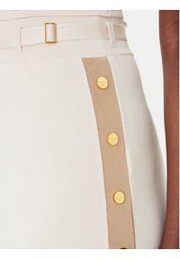 Elisabetta Franchi Spódnica midi GK-27S-61E2-V340 Beżowy Regular Fit. Kolor: beżowy. Materiał: wiskoza #2