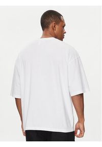 Champion T-Shirt 220003 Biały Boxy Fit. Kolor: biały. Materiał: bawełna #3