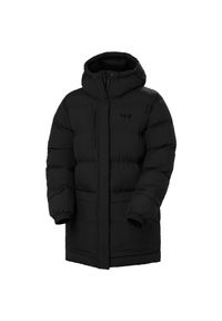 Parka dla kobiet Helly Hansen Aurora. Typ kołnierza: kaptur. Kolor: czarny. Materiał: puch. Długość: długie. Sezon: zima