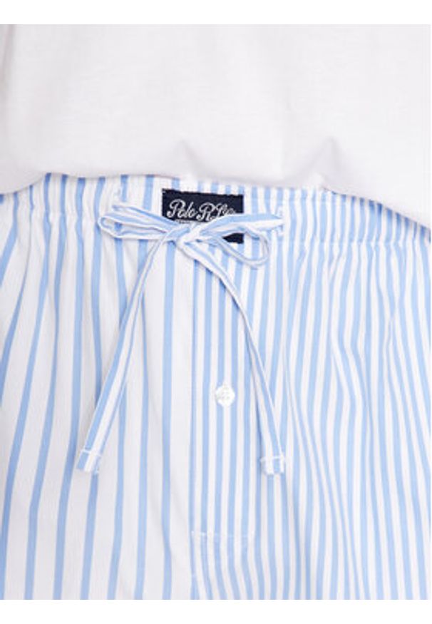 Polo Ralph Lauren Piżama 714915976002 Błękitny Regular Fit. Kolor: niebieski. Materiał: bawełna, syntetyk