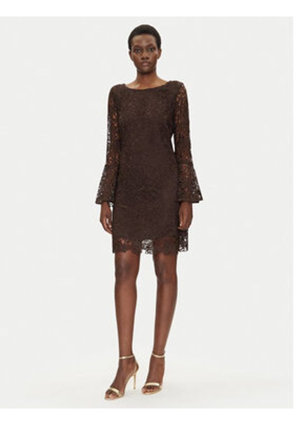 Bruuns Bazaar Sukienka koktajlowa Sago Xia BBW4517 Czarny Regular Fit. Kolor: czarny. Materiał: syntetyk. Styl: wizytowy