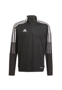 Adidas - Bluza piłkarska dla dzieci adidas Tiro 21 Training Top Youth. Kolor: biały, wielokolorowy, czarny. Sport: piłka nożna