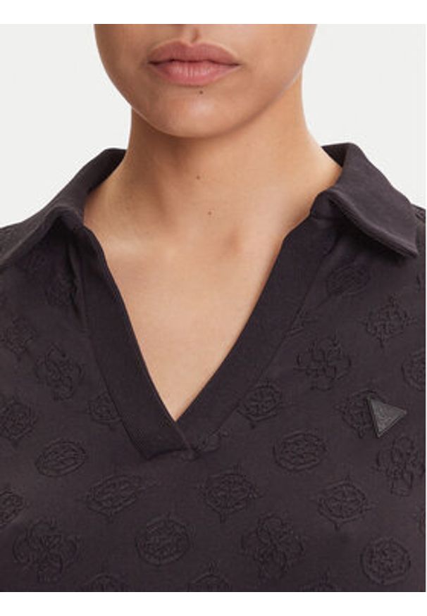 Guess Sukienka codzienna V5YK05 Z3OA0 Czarny Regular Fit. Okazja: na co dzień. Kolor: czarny. Materiał: syntetyk. Typ sukienki: proste. Styl: casual