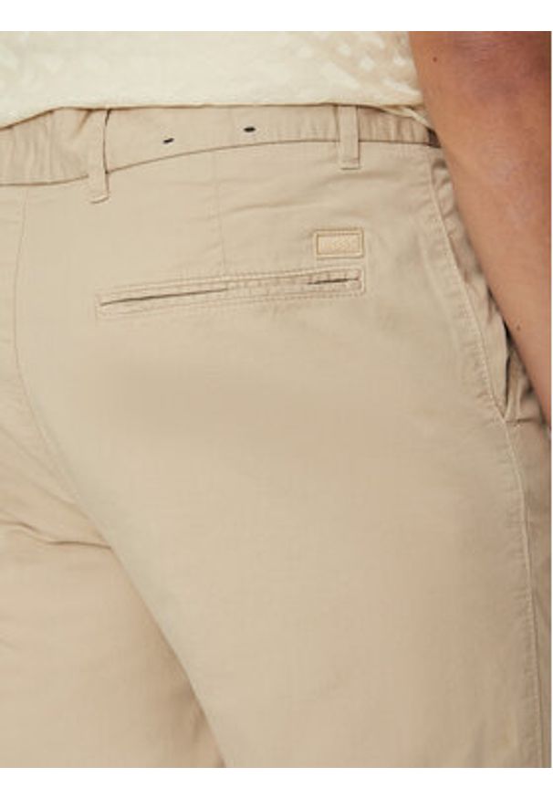 BOSS Szorty materiałowe H-Slice 50540743 Beżowy Regular Fit. Kolor: beżowy. Materiał: bawełna