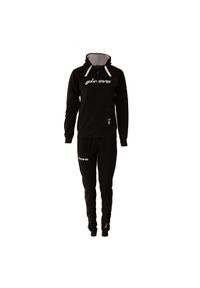 Givova - Damski dres 105 z cekinami z kapturem, felpa, rozmiar L. Kolor: czarny. Materiał: dresówka