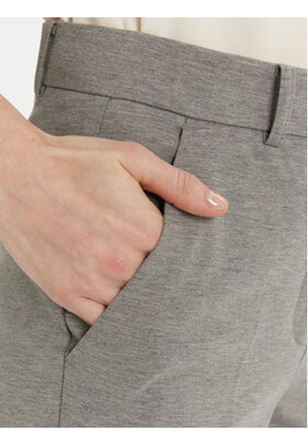 Marella Spodnie materiałowe Barbian 2513781024 Szary Slim Fit. Kolor: szary. Materiał: syntetyk