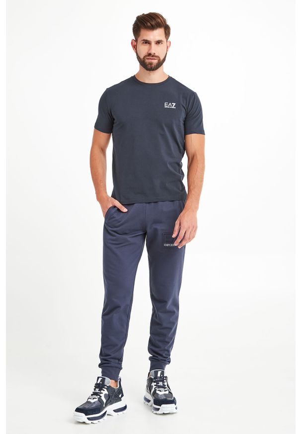 EA7 Emporio Armani - T-SHIRT EA7 EMPORIO ARMANI. Wzór: gładki, nadruk