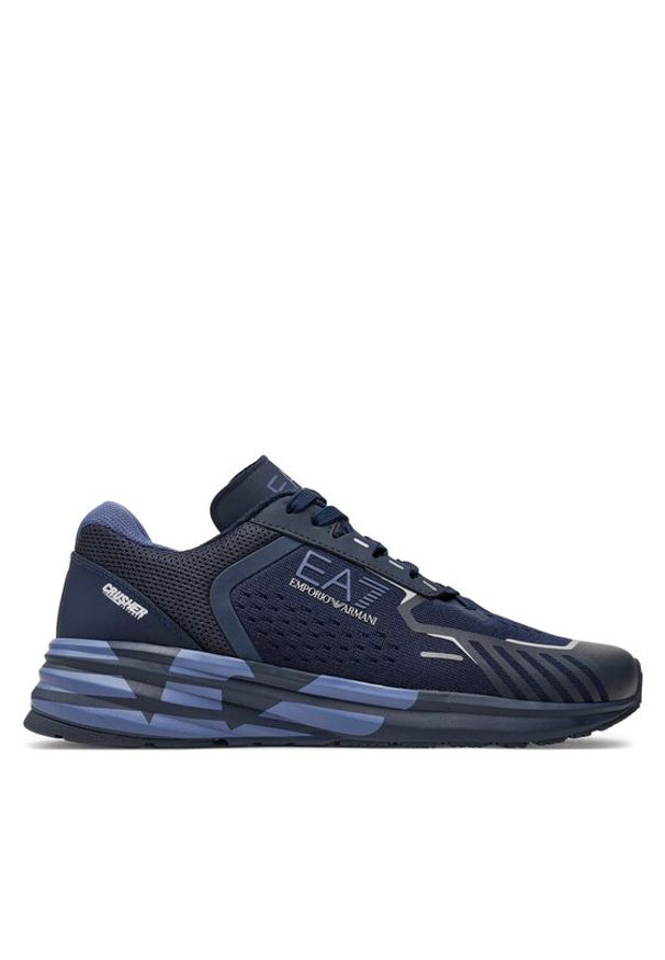 EA7 Emporio Armani Sneakersy X8X094 XK239 T503 Granatowy. Kolor: niebieski. Materiał: materiał