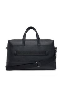 TOMMY HILFIGER - Tommy Hilfiger Torba Th Central Duffle AM0AM13351 Czarny. Kolor: czarny. Materiał: skóra #4