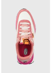 Fila sneakersy Reggio kolor różowy. Zapięcie: sznurówki. Kolor: różowy. Materiał: guma. Obcas: na platformie #4