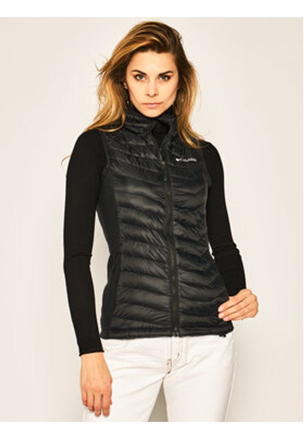 columbia - Columbia Kamizelka Powder Pass Vest EK0192 Czarny Regular Fit. Kolor: czarny. Materiał: syntetyk