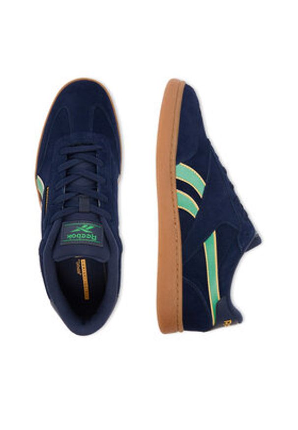 Reebok Sneakersy CEO-FORTE LOUNGER AR30252M-DCG Granatowy. Kolor: niebieski. Materiał: zamsz, skóra