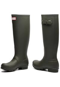 Hunter Kalosze Original Tall WFT1000RMA Zielony. Kolor: zielony. Materiał: kauczuk