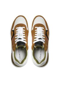 Clarks Sneakersy 26164247 Brązowy. Kolor: brązowy. Materiał: zamsz, skóra #4