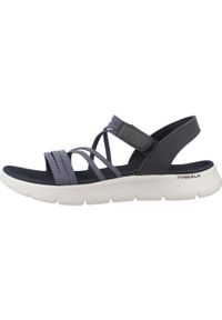 skechers - Sandały Skechers Model Go Walk Flex Kolor Niebieski. Kolor: niebieski. Materiał: materiał. Styl: sportowy