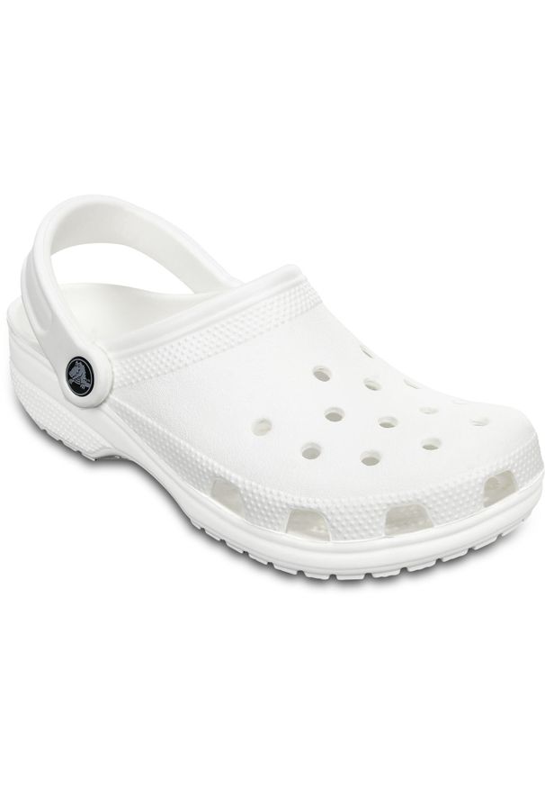 Japonki Crocs Classic, Dla obu płci. Kolor: biały. Materiał: materiał, syntetyk. Styl: sportowy