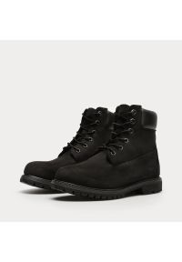 Timberland - TIMBERLAND Premium 6 Inch Boot W Trapery damskie. Okazja: na co dzień. Kolor: czarny. Materiał: materiał, guma, skóra. Szerokość cholewki: normalna. Sezon: zima. Styl: casual #2