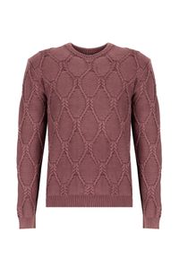 Guess Sweter | M1RR03Z1CX2 | Mężczyzna | Różowy, Fioletowy. Okazja: na co dzień. Kolor: fioletowy, różowy, wielokolorowy. Materiał: bawełna. Wzór: aplikacja. Styl: casual #4