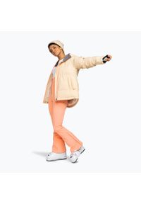 Roxy - Spodnie snowboardowe damskie ROXY Summit Bib. Kolor: pomarańczowy. Sezon: zima. Sport: snowboard