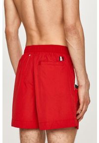 TOMMY HILFIGER - Tommy Hilfiger - Szorty kąpielowe. Kolor: czerwony. Materiał: tkanina #4
