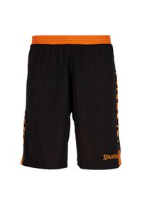 SPALDING - Szorty Spalding Essential Reversible. Kolor: pomarańczowy, czarny, wielokolorowy. Sport: koszykówka