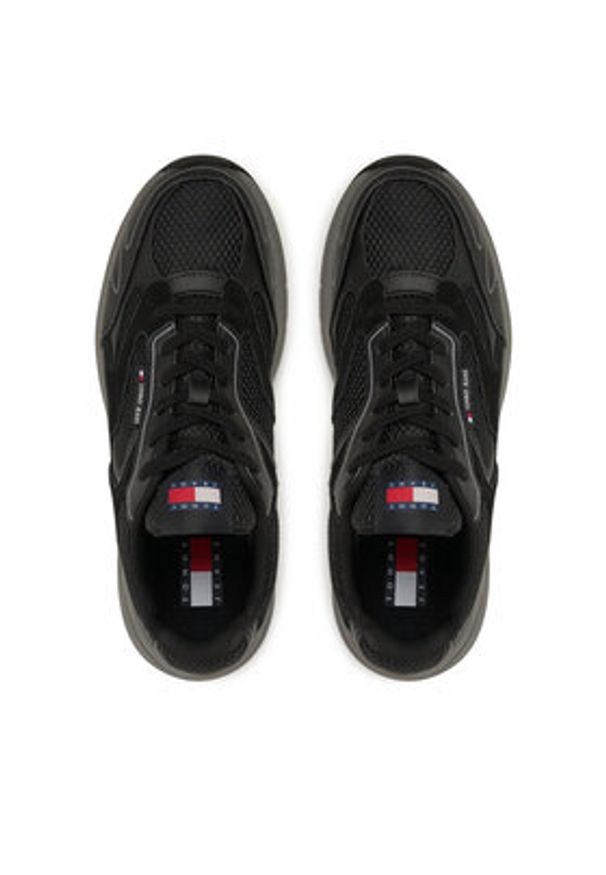 Tommy Jeans Sneakersy The Coney EM0EM01520 Czarny. Kolor: czarny. Materiał: materiał
