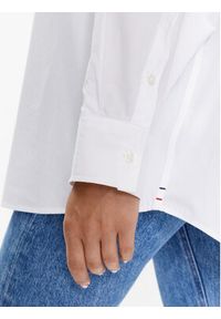 Tommy Jeans Koszula DW0DW15909 Biały Oversize. Kolor: biały. Materiał: bawełna #4