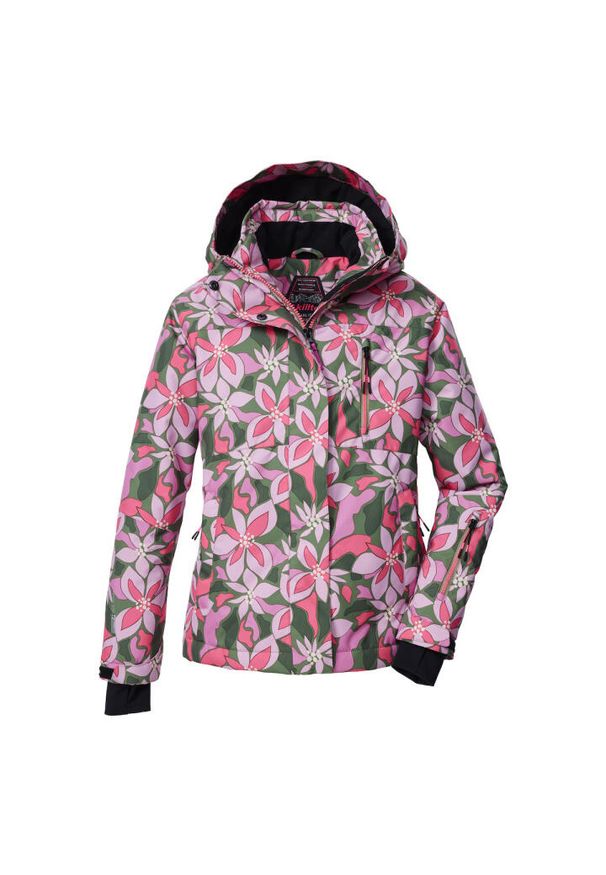 Kurtka narciarska z kapturem dla dziewczynki Killtec KSW 211. Typ kołnierza: kaptur. Kolor: zielony. Sezon: zima. Sport: narciarstwo