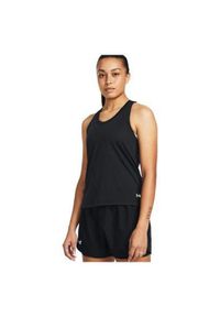 Tank top do biegania damski Under Armour Launch Singlet. Kolor: czarny. Sport: fitness
