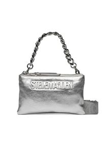 Steve Madden Torebka Bnicco SM13001162-SIL Srebrny. Kolor: srebrny. Materiał: skórzane #1