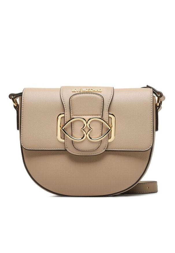 Love Moschino - Torebka LOVE MOSCHINO. Kolor: beżowy