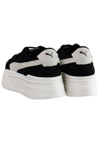 Puma Mayze Stack DC5 Czarny 37 - Eleganckie Sneakersy Damskie. Kolor: czarny. Materiał: zamsz, skóra