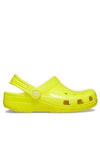 Crocs Klapki Classic Neon Hl Clog 209683 Żółty. Kolor: żółty