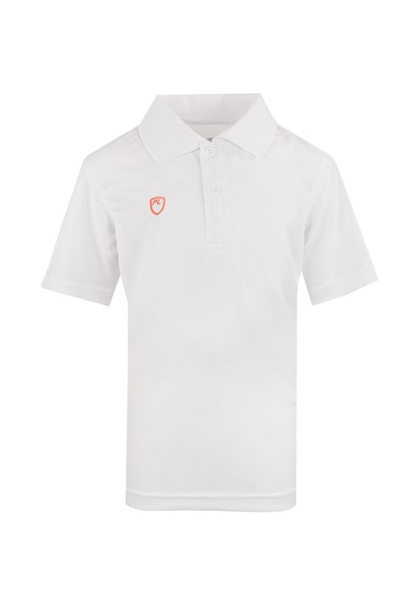 POWERLAYER - Dziecięcy Polo Shirt PlayerLayer Victory Biały 110-116 - Wygodny i Trwały. Typ kołnierza: polo. Kolor: biały. Materiał: poliester